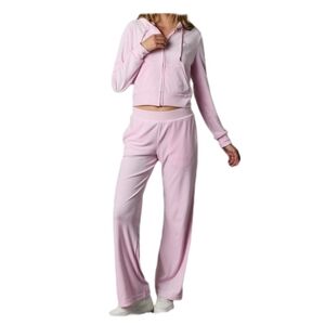 Playboy tracksuit hoodie and Pants, pink velour cutest outfit size M